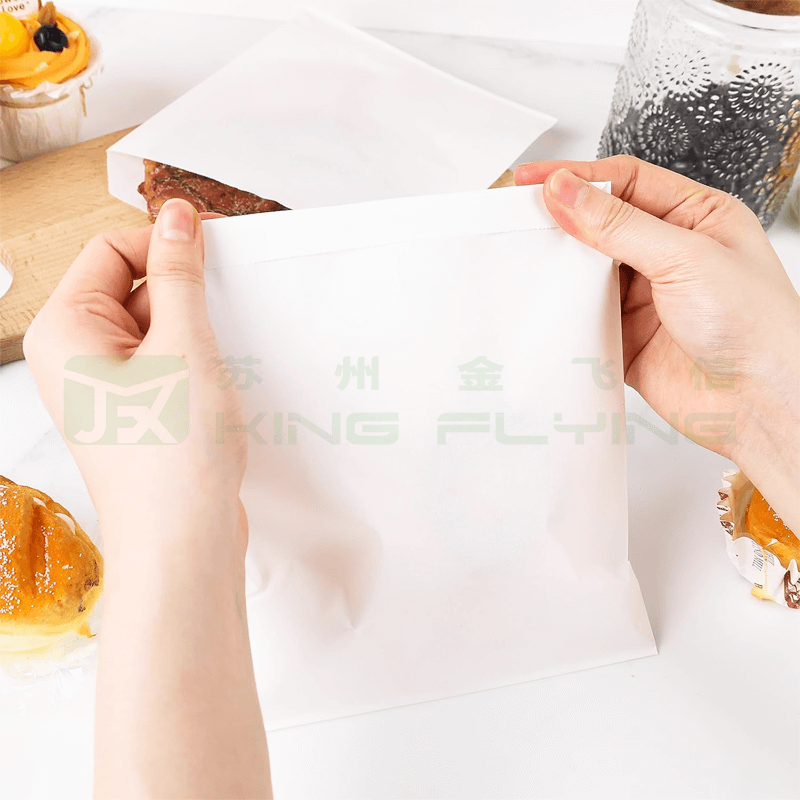 Eco-Friendly Custom Biodegradable Wax Glassine Paper Bag For Apparel Packaging