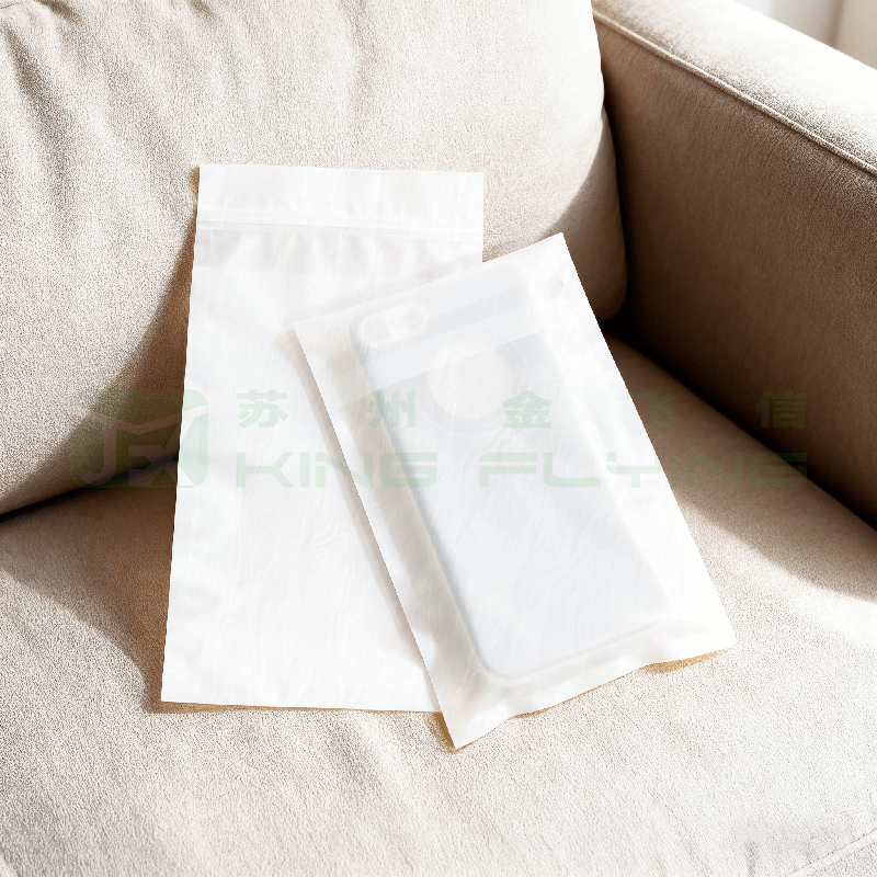 Biodegradable Printed Logo Eco-Friendly Recyclable Shopping Glassine Paper Bag