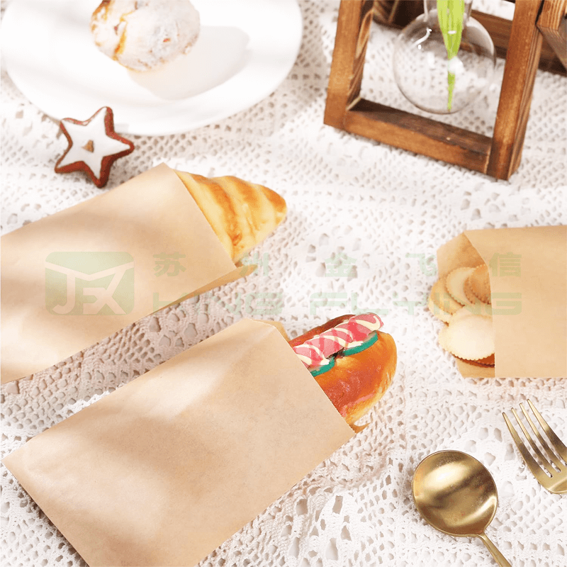 Self-Adhesive Semi-Waxed Eco-Friendly Durable Glassine Paper Bag For Clothing Packaging