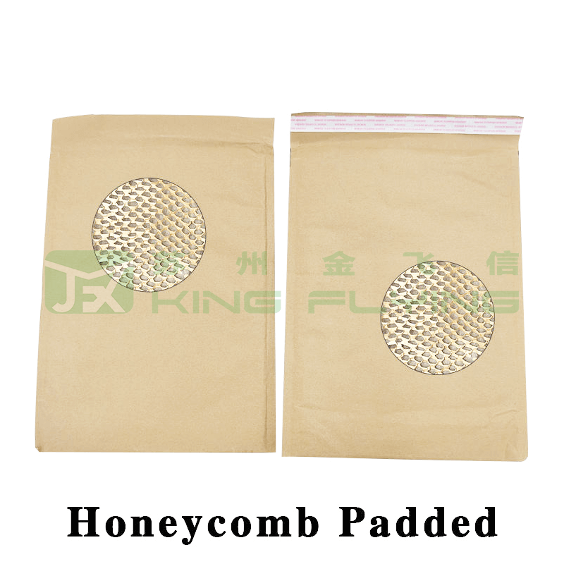 Kraft Honeycomb Paper Padded Packaging Envelope For Small Business