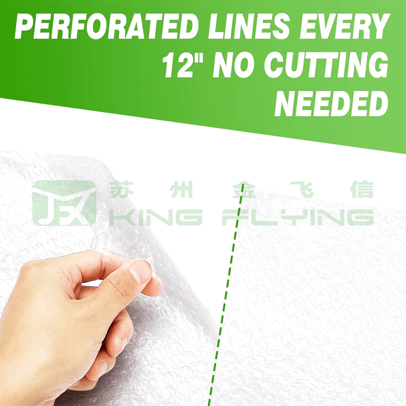 Plastic Cushion Air Bubble Packaging Wrap Film For Transport