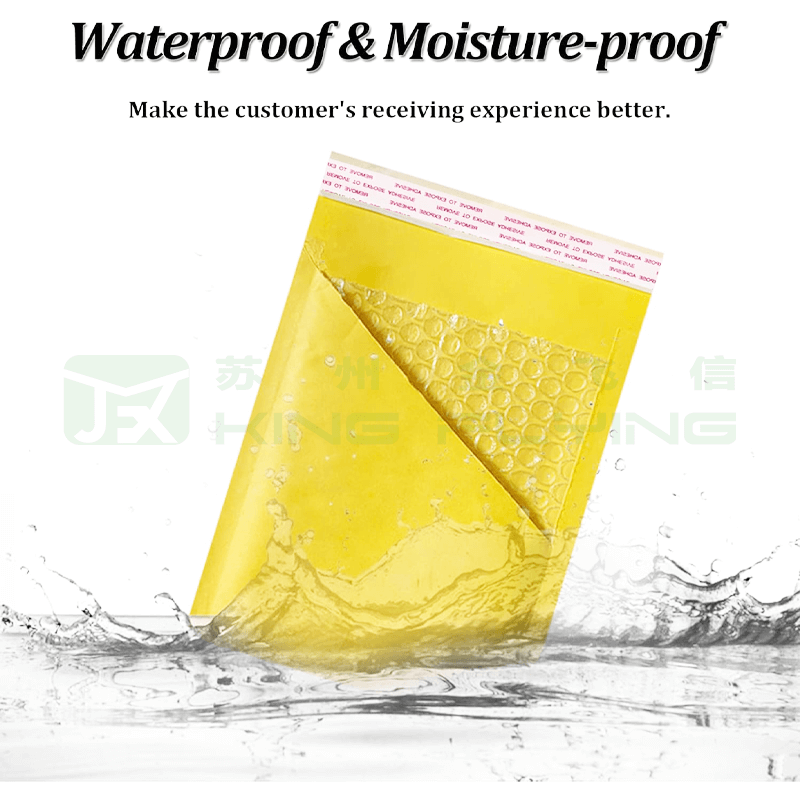 Eco-Friendly Kraft Paper Bubble Packaging Mailer For Secure Shipping