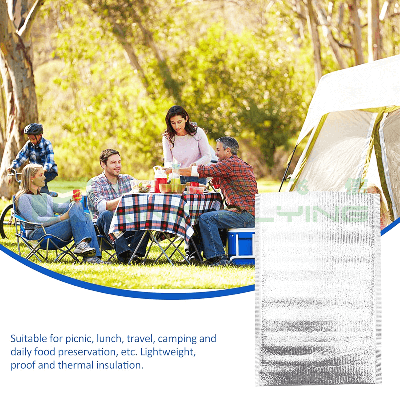 Wholesale Pearl Cotton Aluminum Foil Leakproof Disposable Lunch Insulated Bag