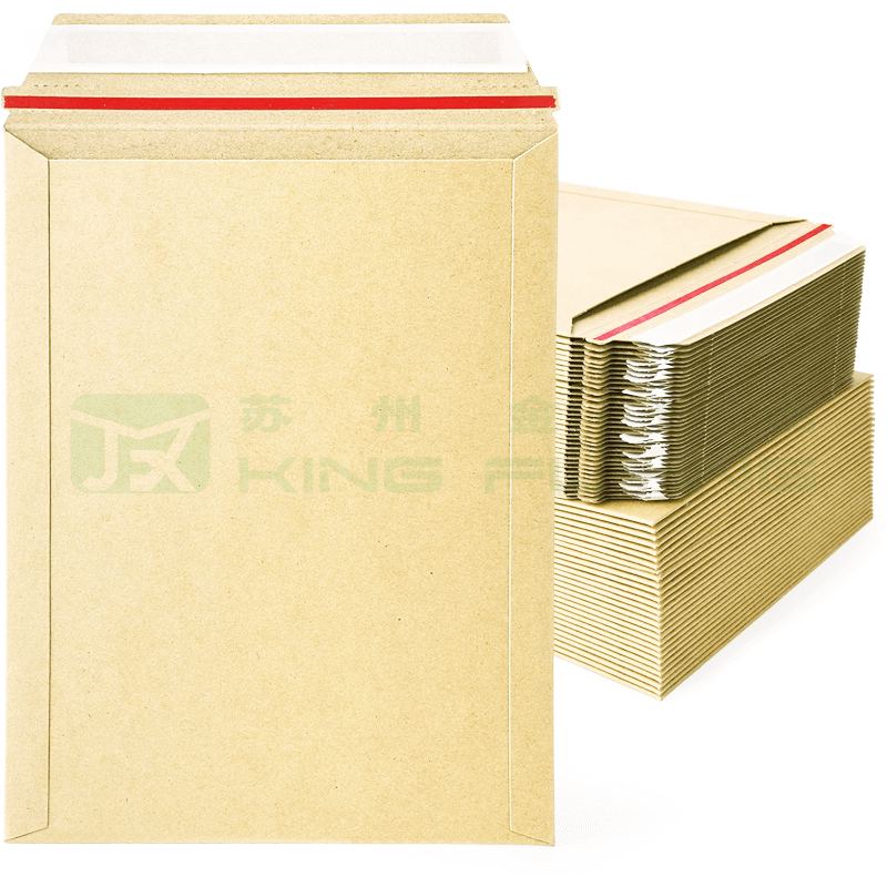 Custom Biodegradable Expandable Kraft Paper Gusset Cardboard Packaging Envelope