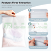 Custom Zipper Zip Lock Transparent Frosted PE/ EVA Plastic Garment Bag