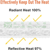 OEM Reflective Foam Insulation Closed Cell Aluminum Foil Facing Roll