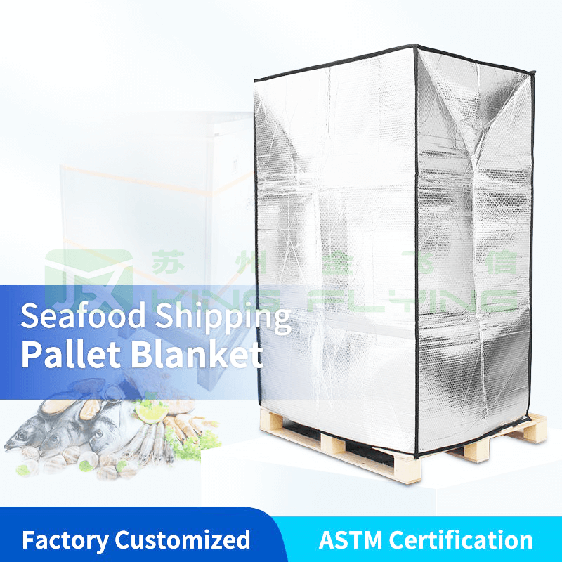Reusable Removable Heating Insulated Thermal Pallet Cover For Cold Food