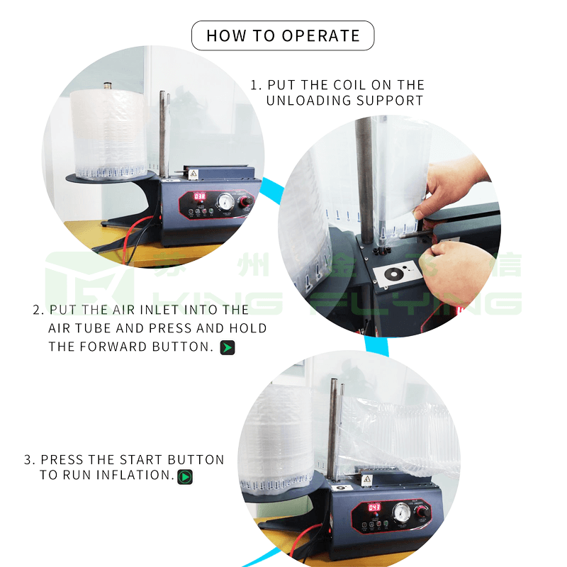 CE Certification High Quality Metal Air Column Filling Cushion Machine