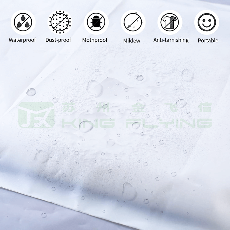 Custom Printing Matte Frosted Ziplock Plastic Packaging Bag For Garments