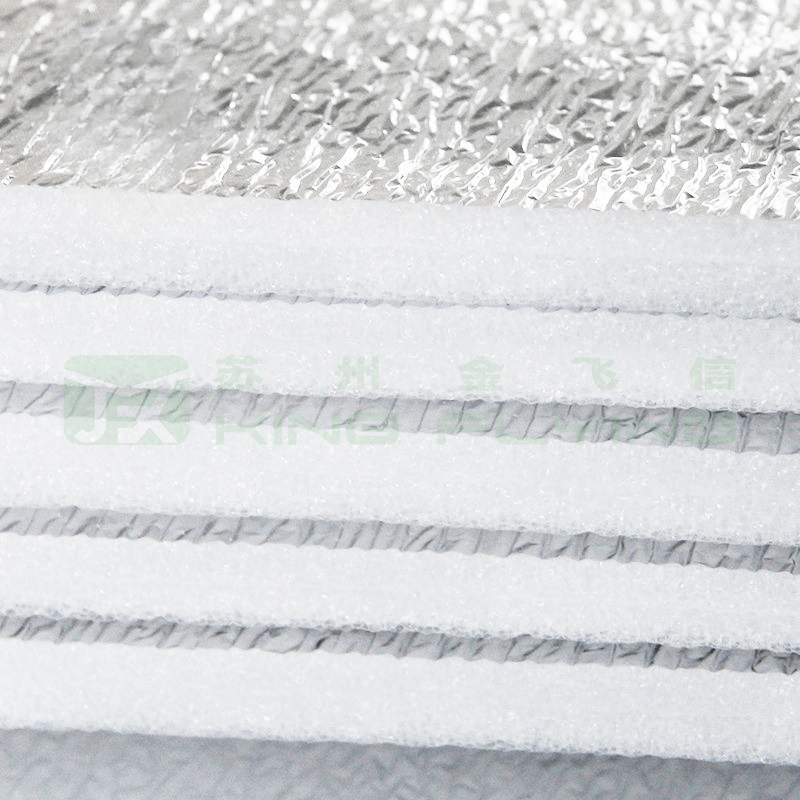 Customized Thickness Aluminium Coated EPE Foam Insulation Sheet