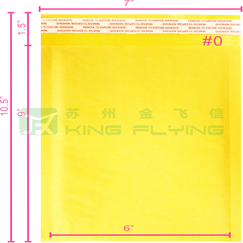 Custom Printed Kraft Bubble Bag For Delivery Courier Packaging