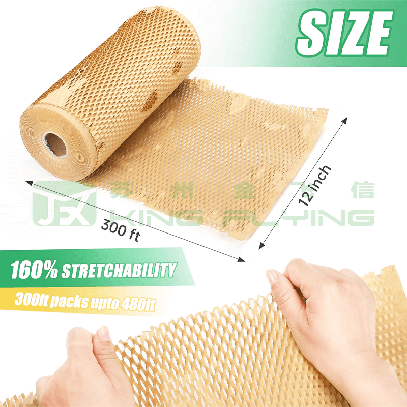 Custom Printed Shockproof Eco Friendly Honeycomb Paper Sleeve For Wrapping