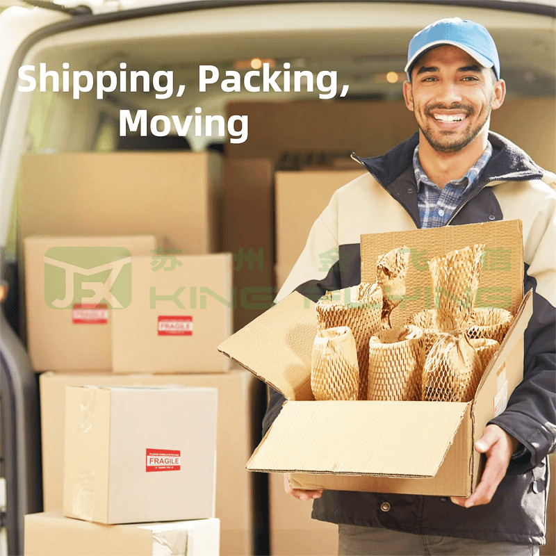 Hot Selling Biodegradable Gift Wrapping Honeycomb Kraft Paper Roll