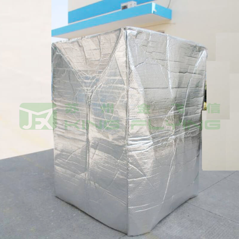 Reflective Aluminum Foil Bubble Pallet Thermal Cover For Cargo Insulation