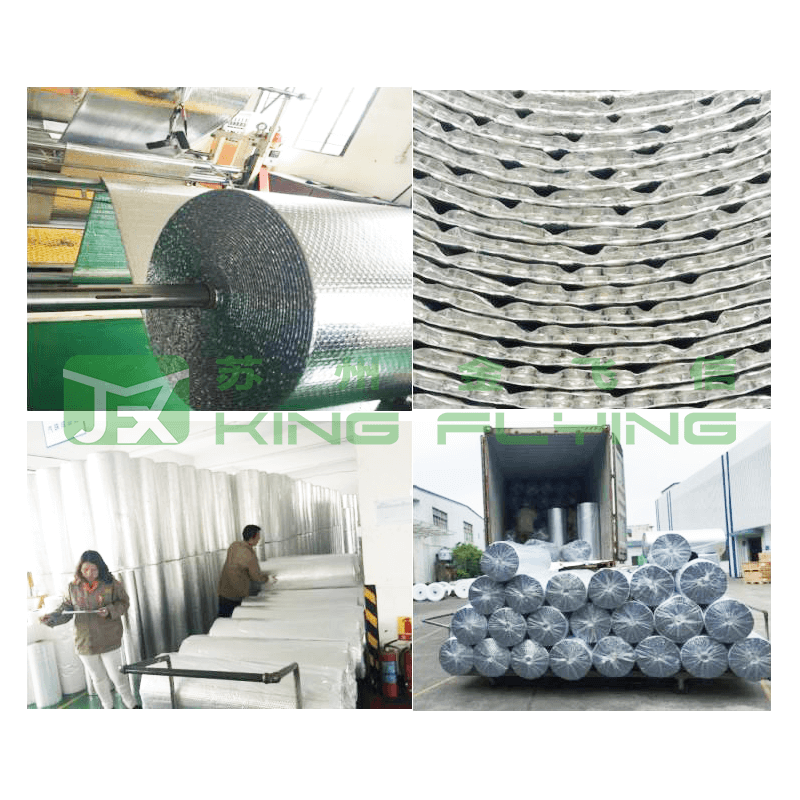 Wall Thermal Double Sided Bubble Aluminum Foil Insulation Building Material