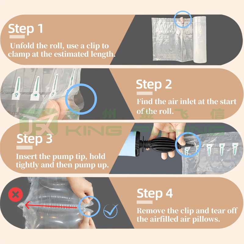 Bulk Supply Air Pillow Packaging Bag For Large-Scale E-Commerce Shipping