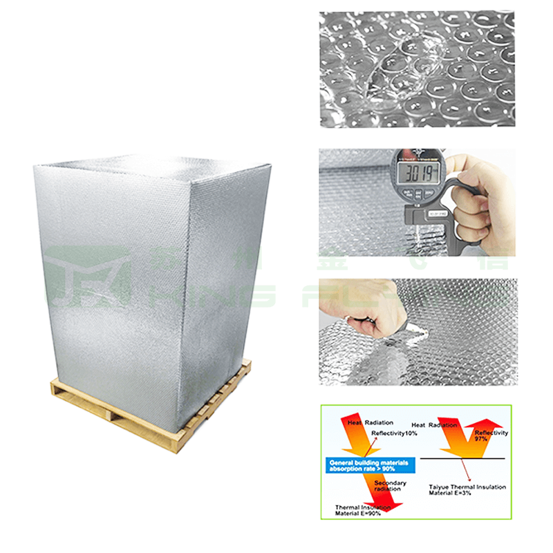 Custom Reflective Thermal Insulated Cooler Cargo Pallet Cover