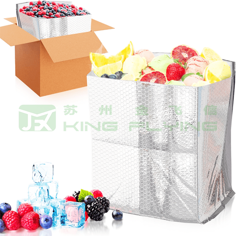 Custom Thermal Insulated Lunch Cooler Tray Cover Food Packaging Bag