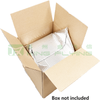 Aluminum Foil Box Liner Thermal Hot Food Delivery Cooler Bag