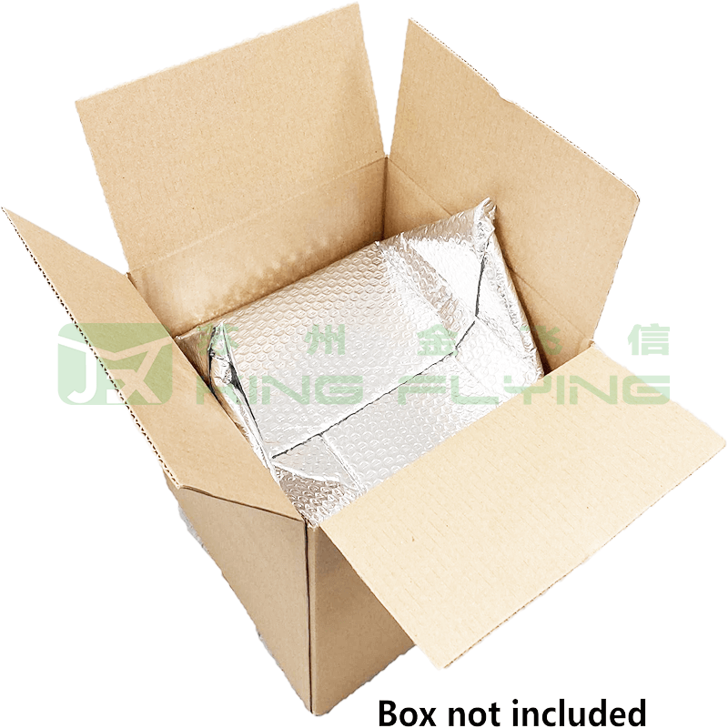 Aluminum Foil Box Liner Thermal Hot Food Delivery Cooler Bag