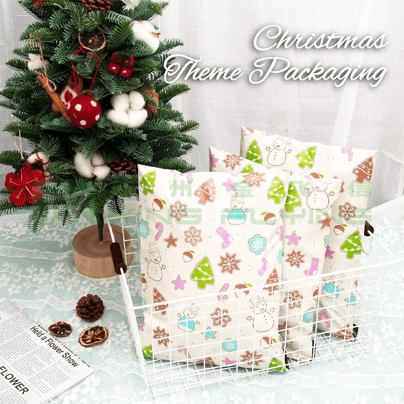 Custom Printed With Logo Recyclable Plastic Courier Bag For Clothes