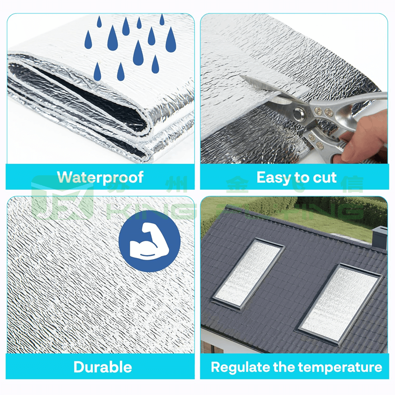 Customized Heat Resistant Aluminum Foil XPE EPE Thermal Insulation Material