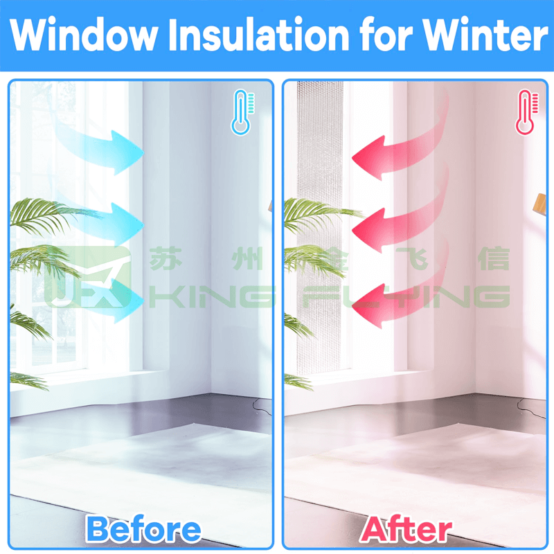 Aluminum Bubble Foil Insulation Fire Resistant Thermal Packaging Material