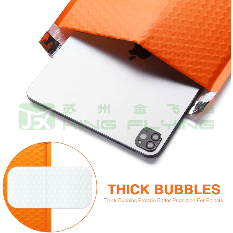 Customization Printed Colorful Logo Poly Bubble Bag For Clothing Packaging